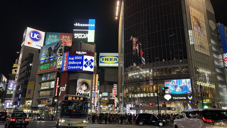 Shibuya at night